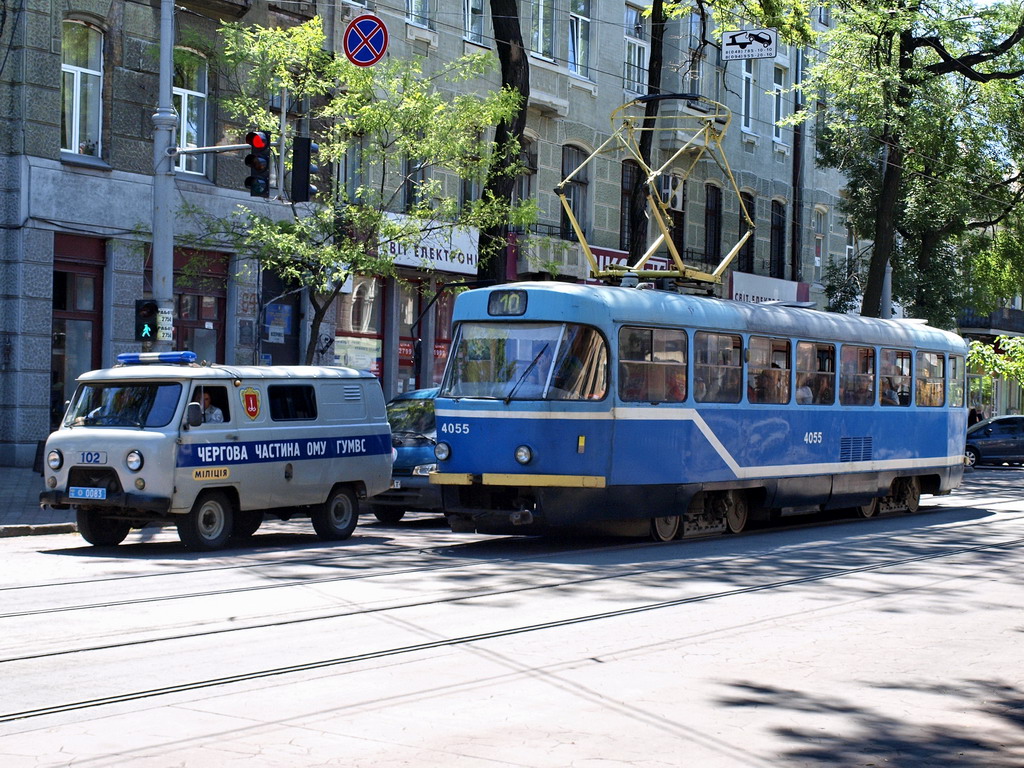 Одесса, Tatra T3R.P № 4055