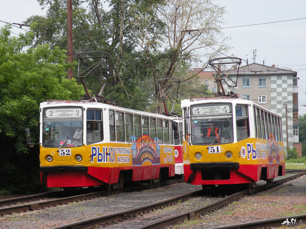 Омск, 71-608КМ № 51; Омск, 71-608КМ № 52