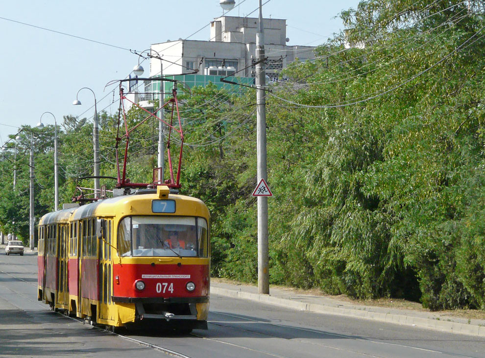 Краснодар, Tatra T3SU № 074