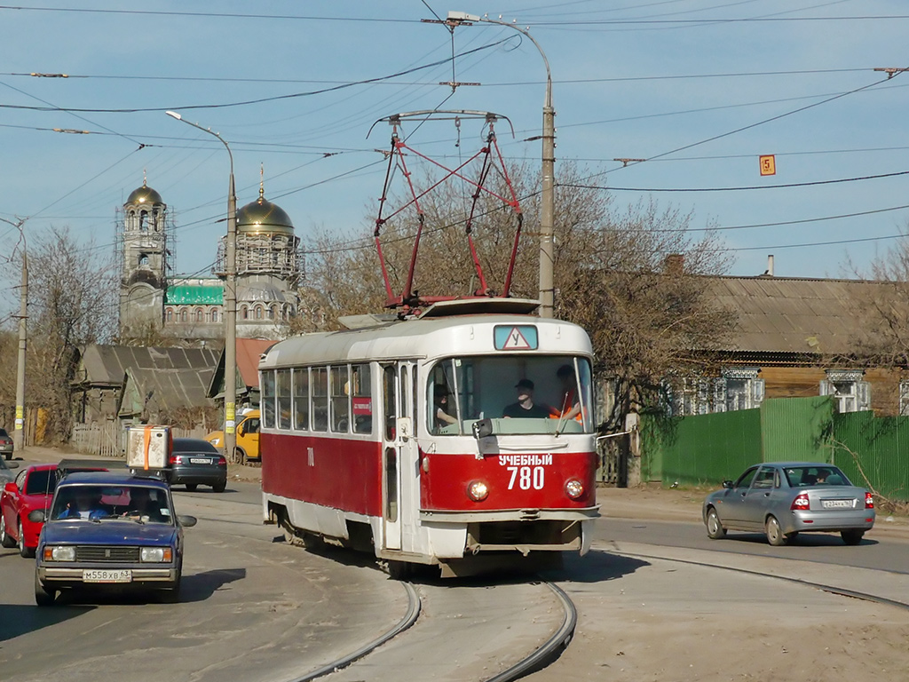Самара, Tatra T3SU (двухдверная) № 780