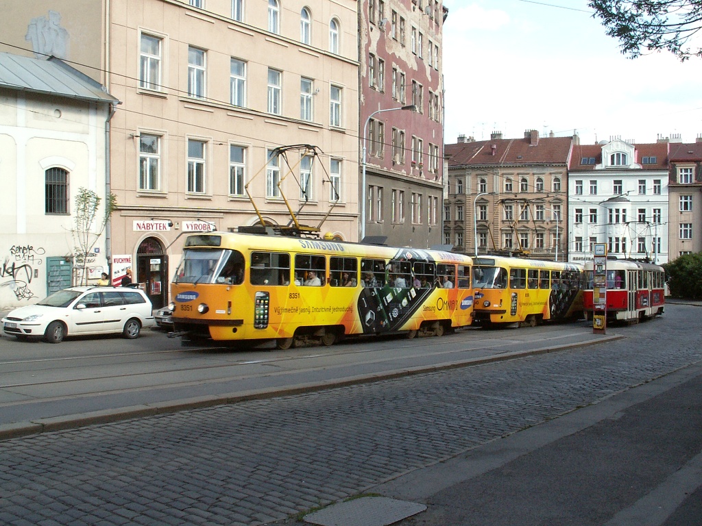 Прага, Tatra T3R.P № 8351