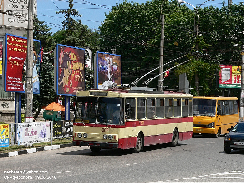 Қырым троллейбусы, Škoda 14Tr89/6 № 6104