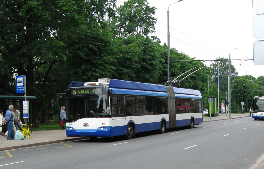 Рига, Solaris Trollino II 18 Ganz № 16231