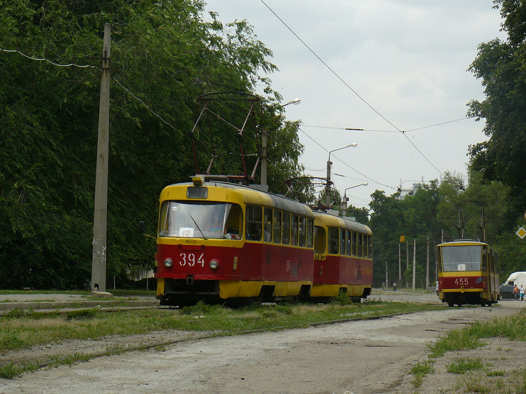 Запорожье, Tatra T3SU № 394; Запорожье, Tatra T3SU № 395