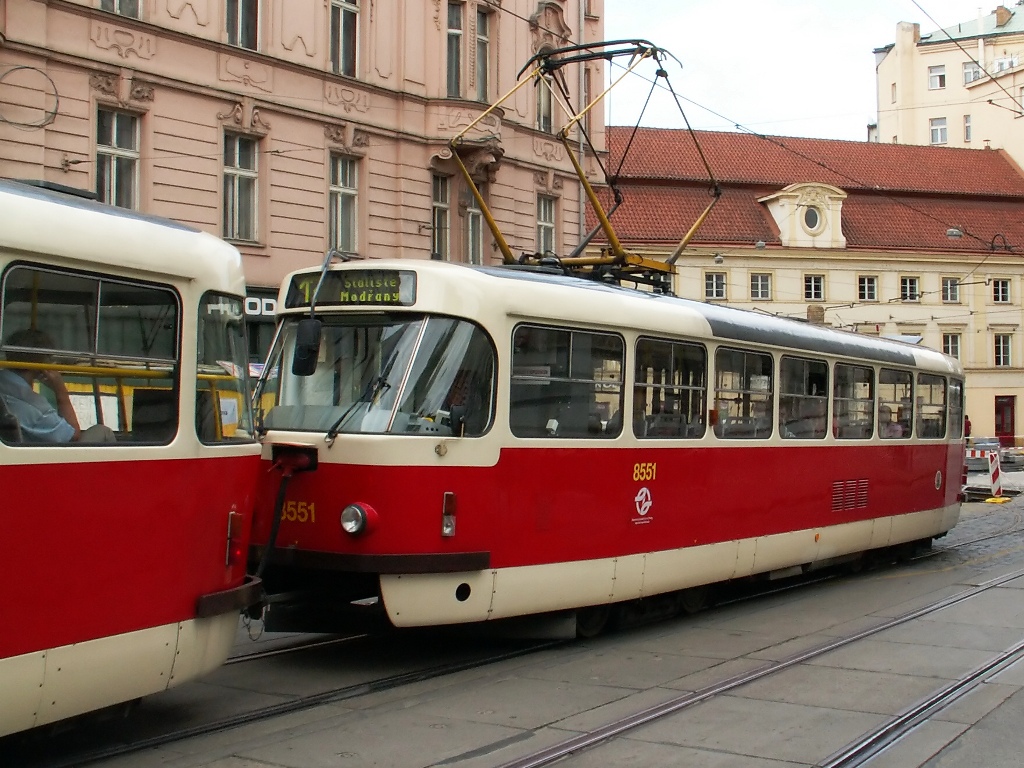 Прага, Tatra T3R.P № 8551