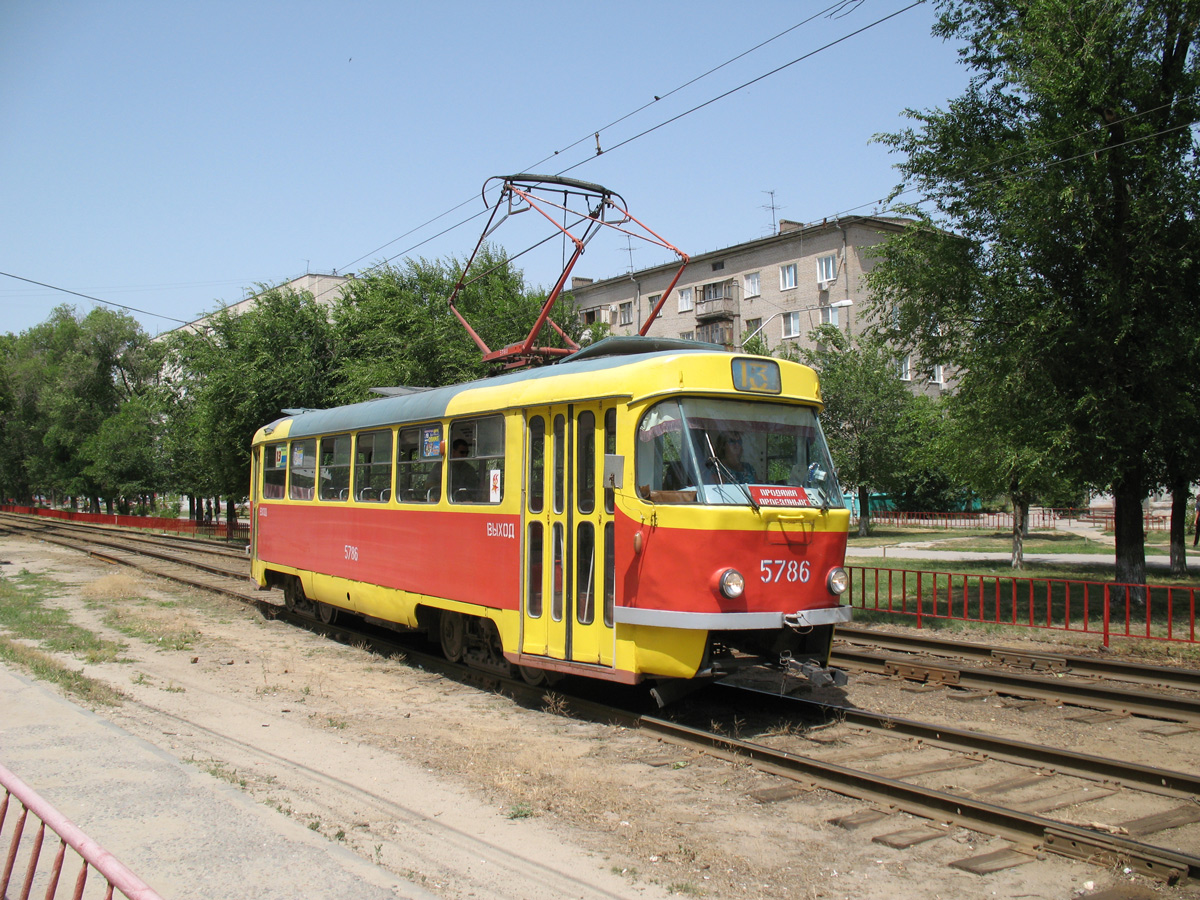 Волгоград, Tatra T3SU (двухдверная) № 5786
