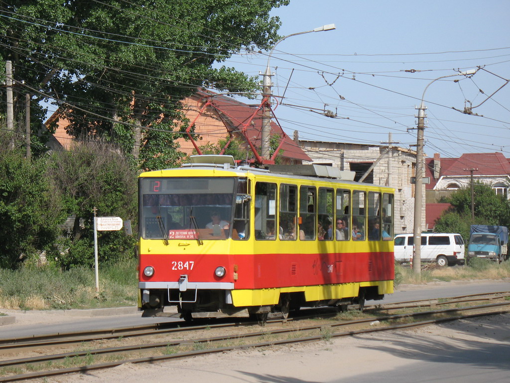 Волгоград, Tatra T6B5SU № 2847