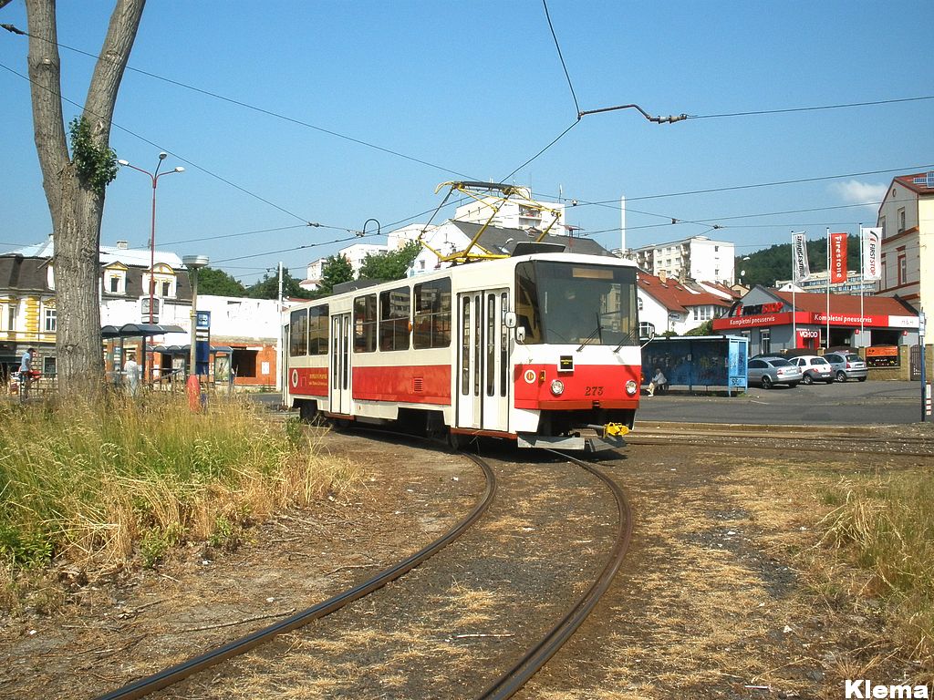 Мост ― Литвинов, Tatra T5B6 № 273