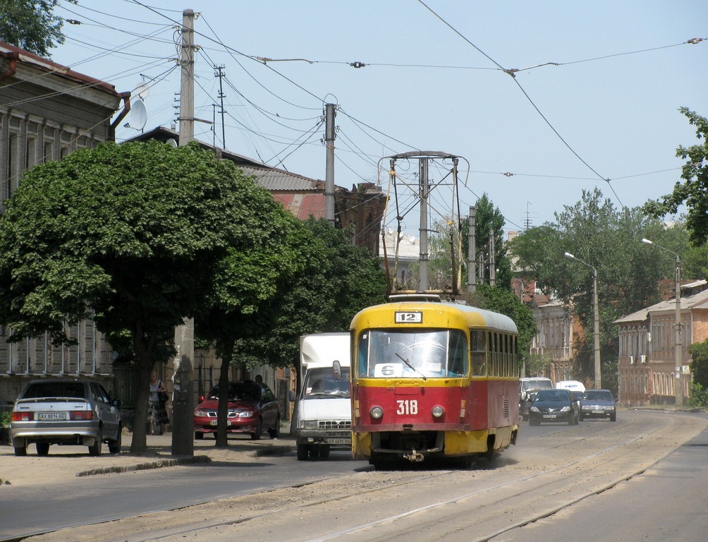Харьков, Tatra T3SU № 318