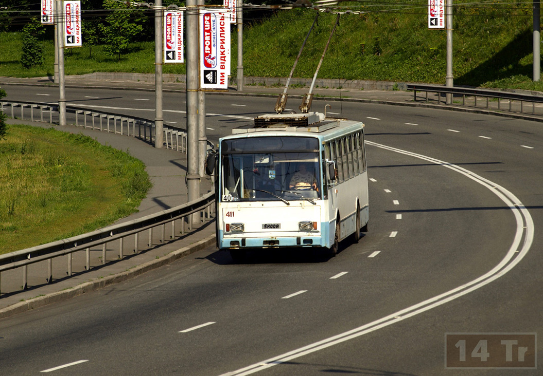 Kiev, Škoda 14Tr17/6M Nr. 411
