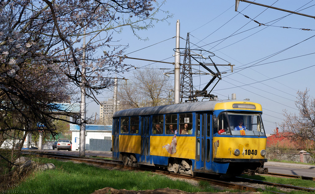 Алматы, Tatra T4D № 1040