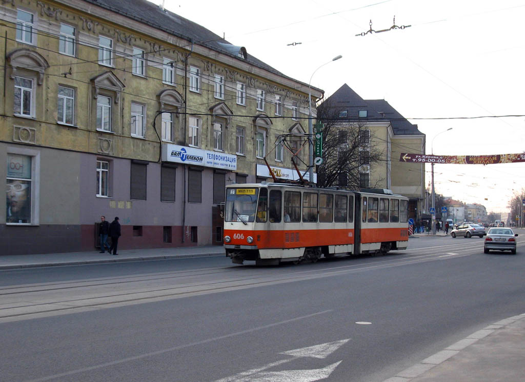 Kaliningrad, Tatra KT4D № 606