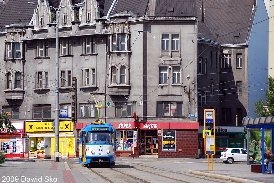 Острава, Tatra T3R.P № 1021