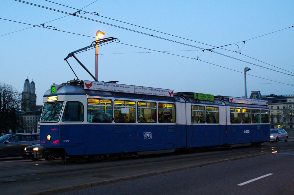 Цюрих, SWS/SIG/BBC Be 4/6 "Mirage" № 1679