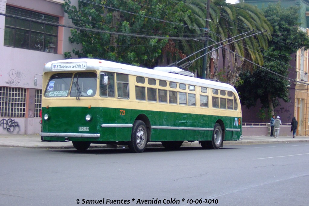 Valparaiso, Pullman-Standard TC-48 N°. 721