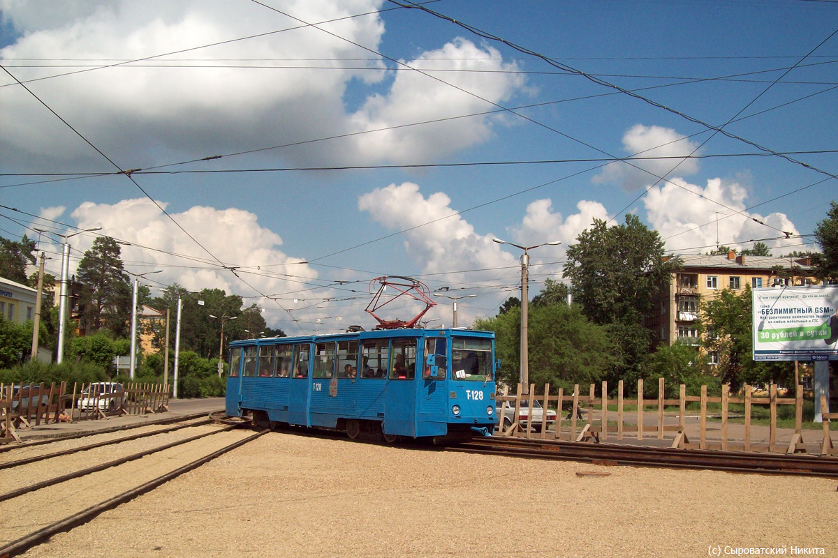 Ангарск, 71-605 (КТМ-5М3) № 128 Ангарск, 71-605 (КТМ-5М3) № 128