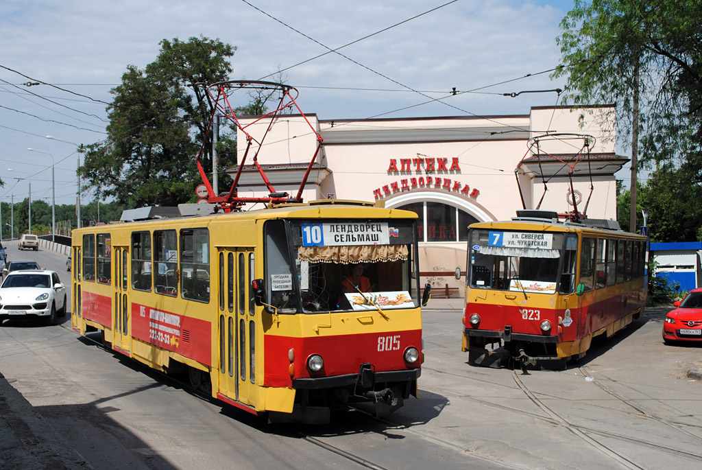 Ростов-на-Дону, Tatra T6B5SU № 805; Ростов-на-Дону, Tatra T6B5SU № 823