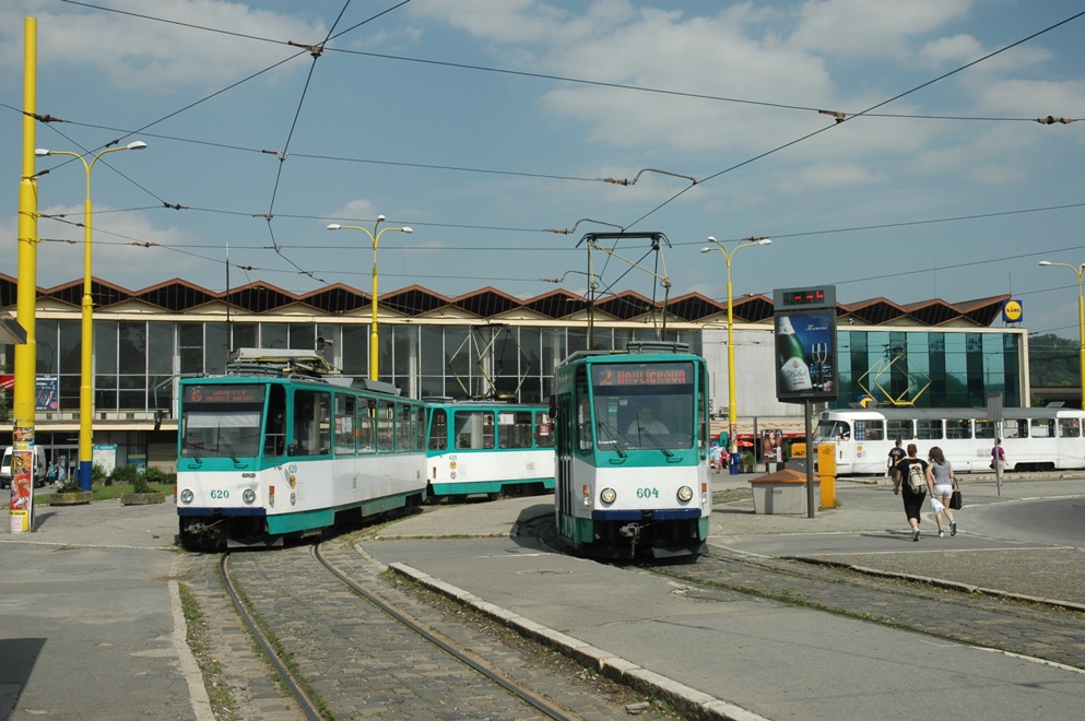 Кошице, Tatra T6A5 № 620; Кошице, Tatra T6A5 № 604