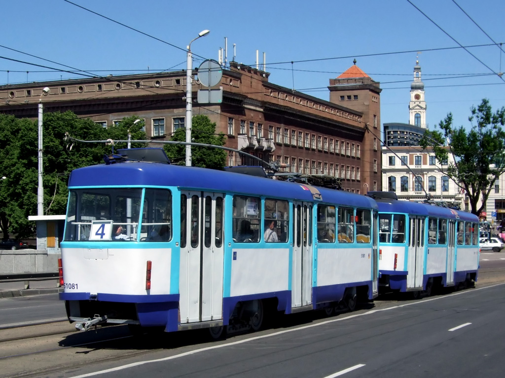 Рига, Tatra T3A № 51081