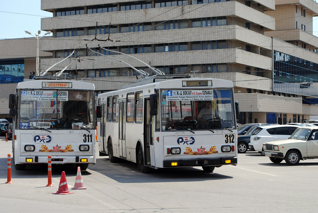 Ростов-на-Дону, Škoda 14Tr01 № 311; Ростов-на-Дону, Škoda 14Tr01 № 312