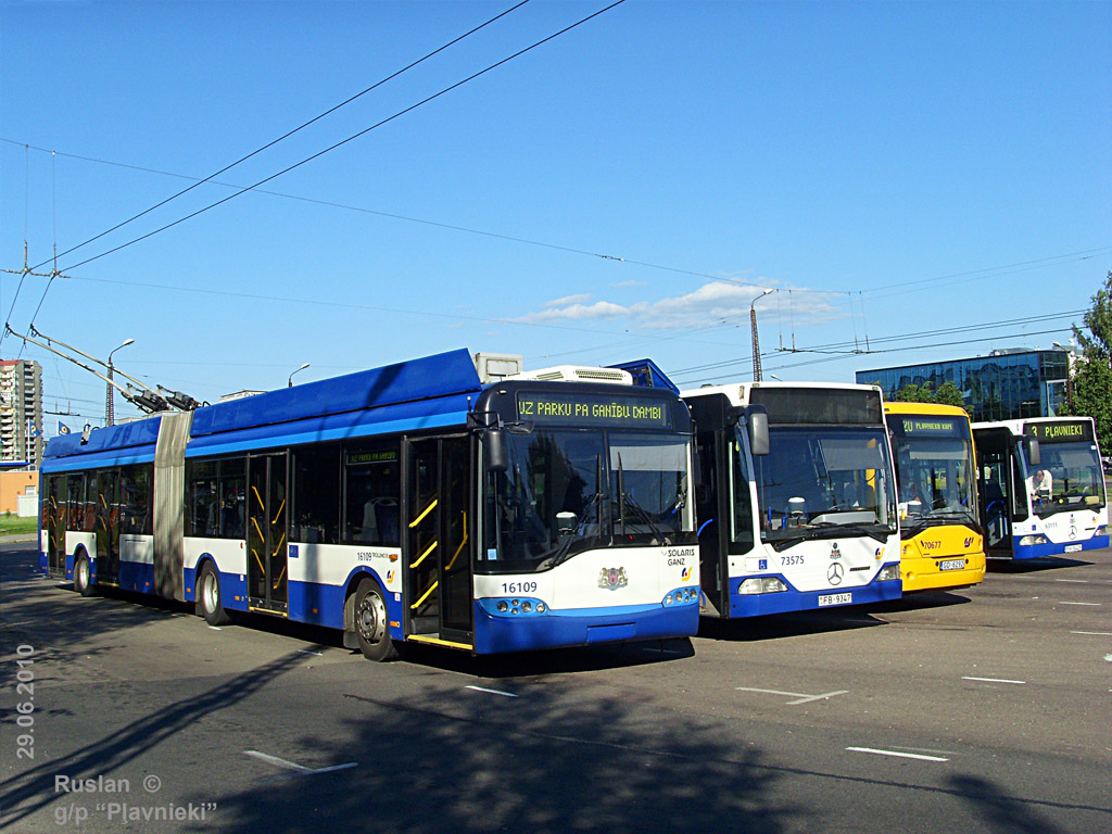 Рига, Solaris Trollino II 18 Ganz № 16109