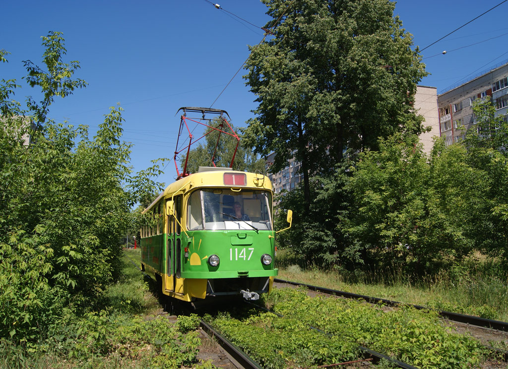 Ижевск, Tatra T3SU (двухдверная) № 1147