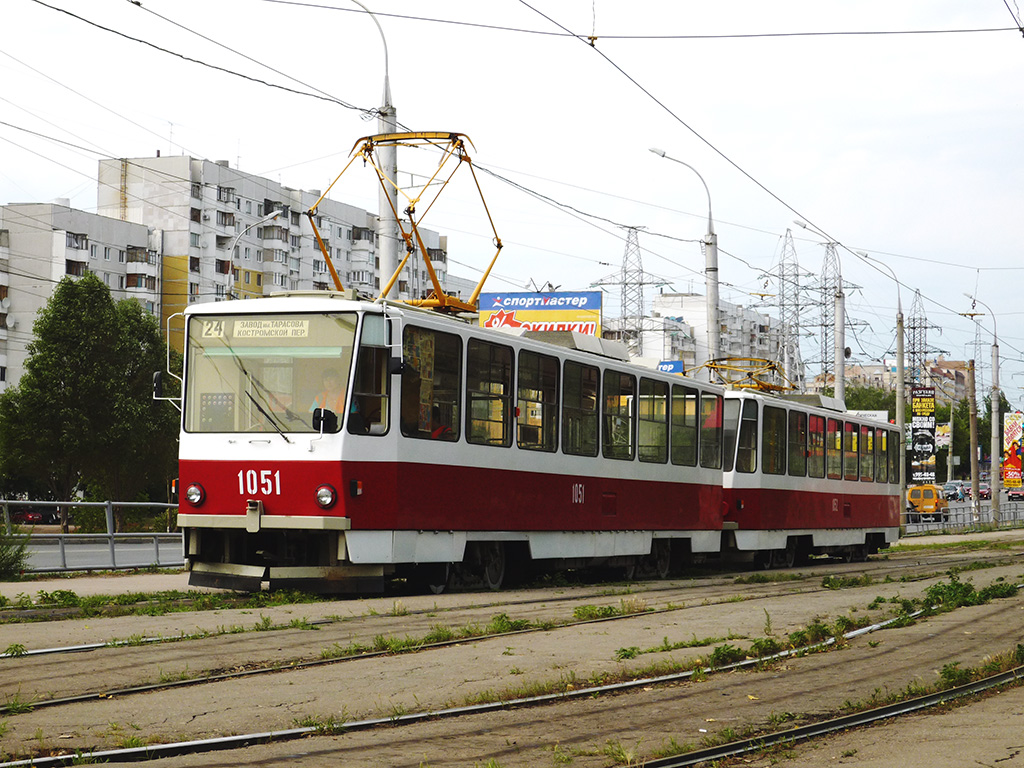 Самара, Tatra T6B5SU № 1051