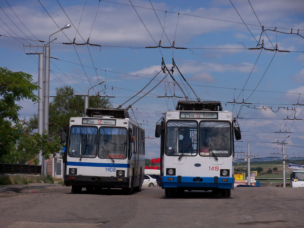 Севастополь, ЮМЗ Т2 № 1408; Севастополь, ЮМЗ Т2 № 1419
