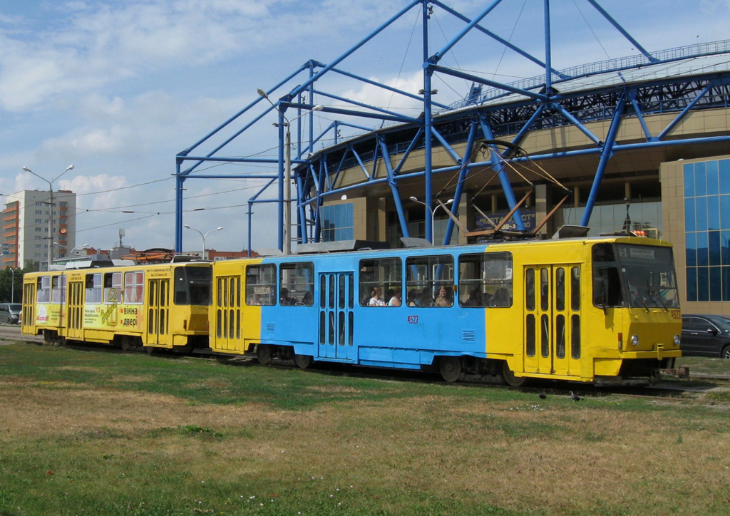 Харьков, Tatra T6B5SU № 4527