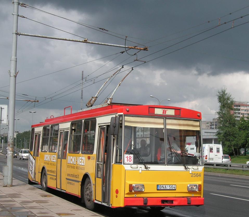 Вильнюс, Škoda 14Tr11/6 № 2564