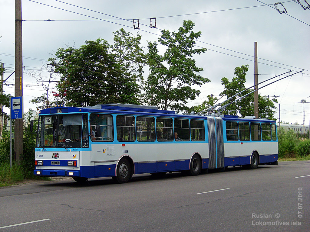 Рига, Škoda 15Tr02/6 № 13026
