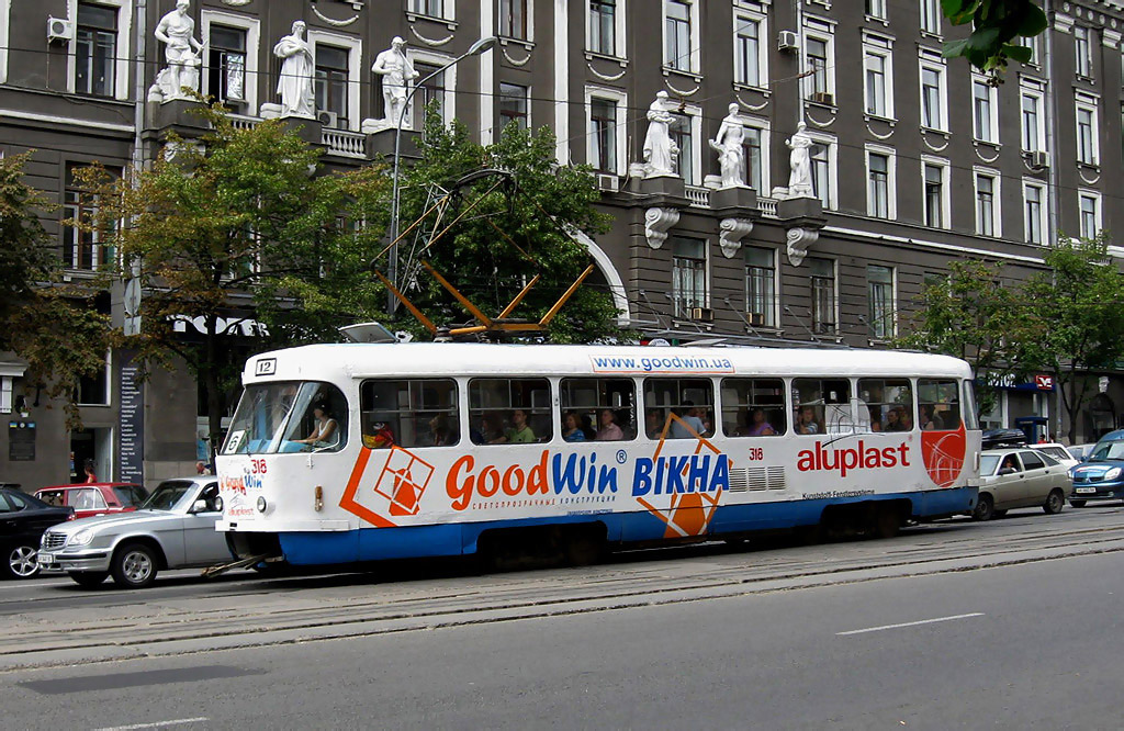 Харьков, Tatra T3SU № 318