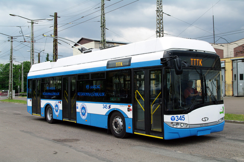 Таллин, Solaris Trollino III 12 AC № 345