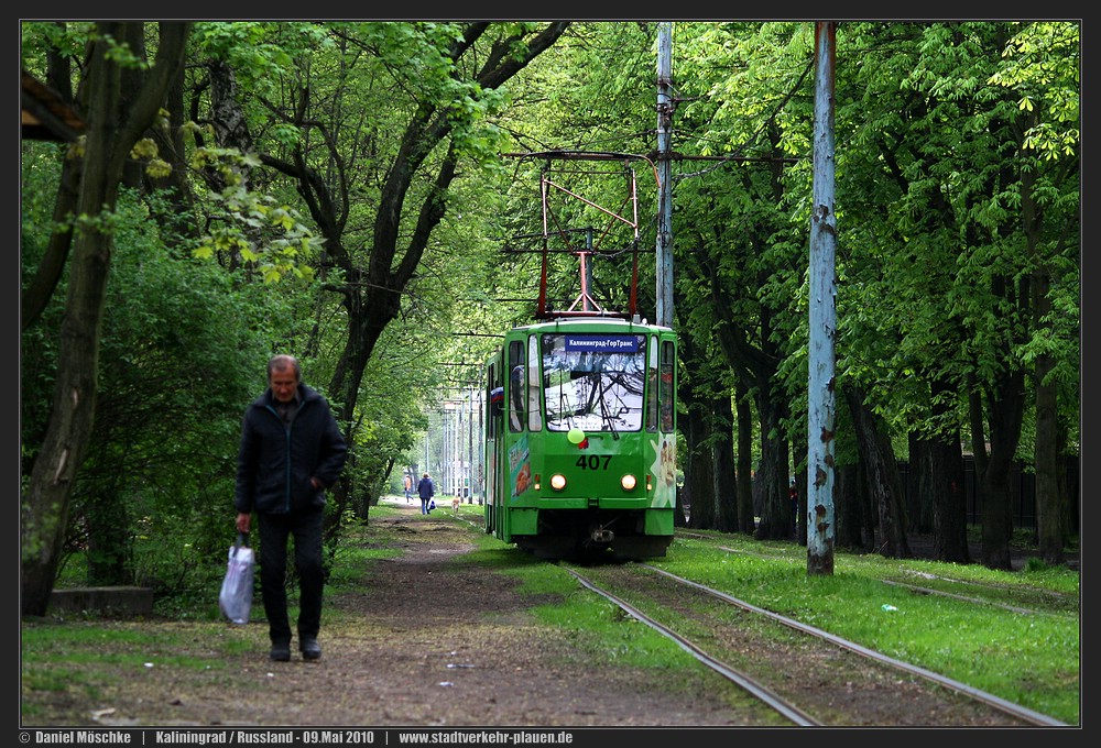 Калининград, Tatra KT4SU № 407