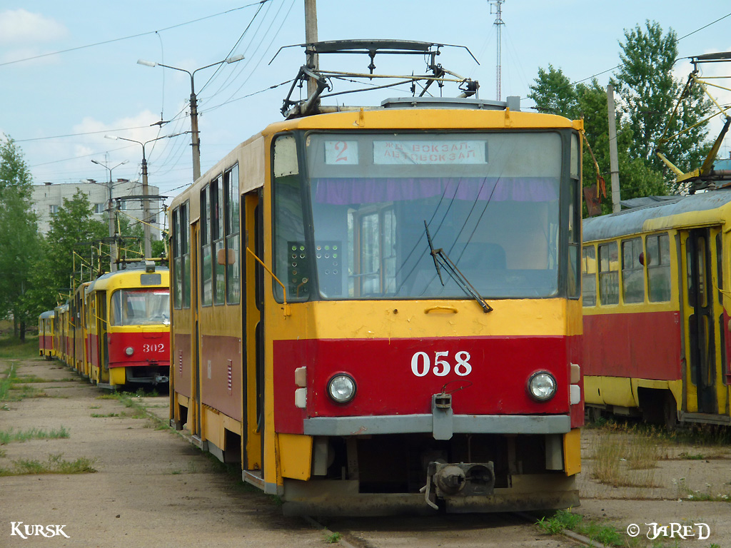 Kursk, Tatra T3SU Nr. 302; Kursk, Tatra T6B5SU Nr. 058