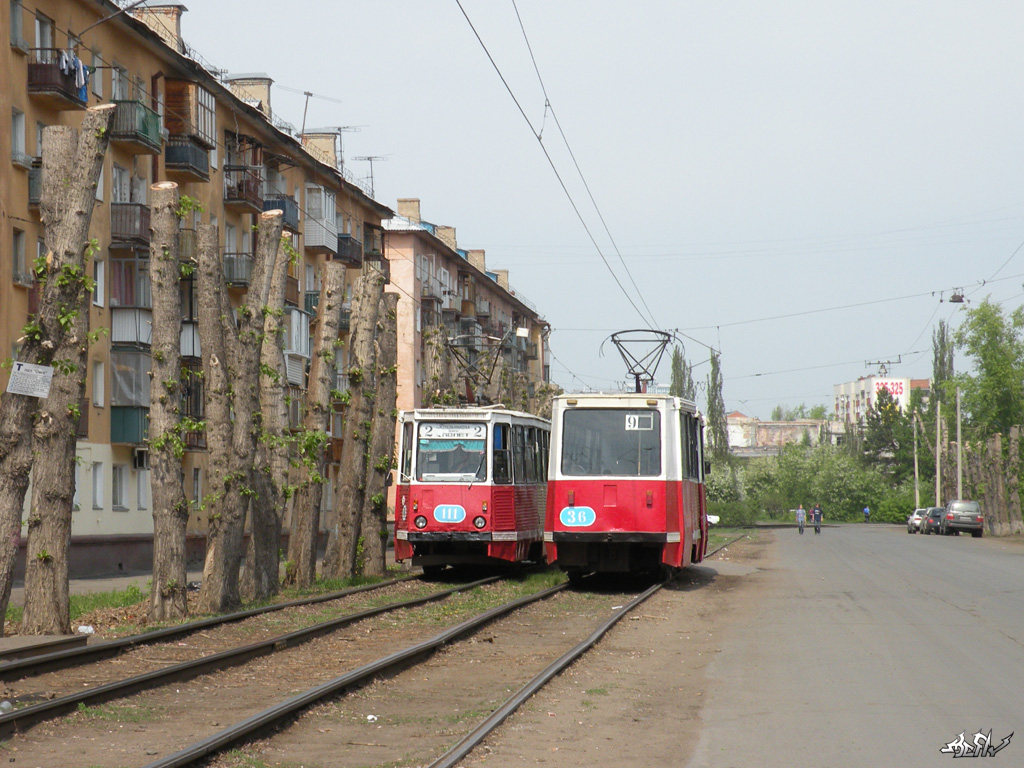 Омск, 71-605 (КТМ-5М3) № 36; Омск, 71-605 (КТМ-5М3) № 111