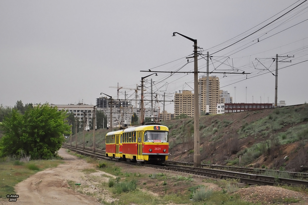 Волгоград, Tatra T3SU (двухдверная) № 2621; Волгоград, Tatra T3SU (двухдверная) № 2631