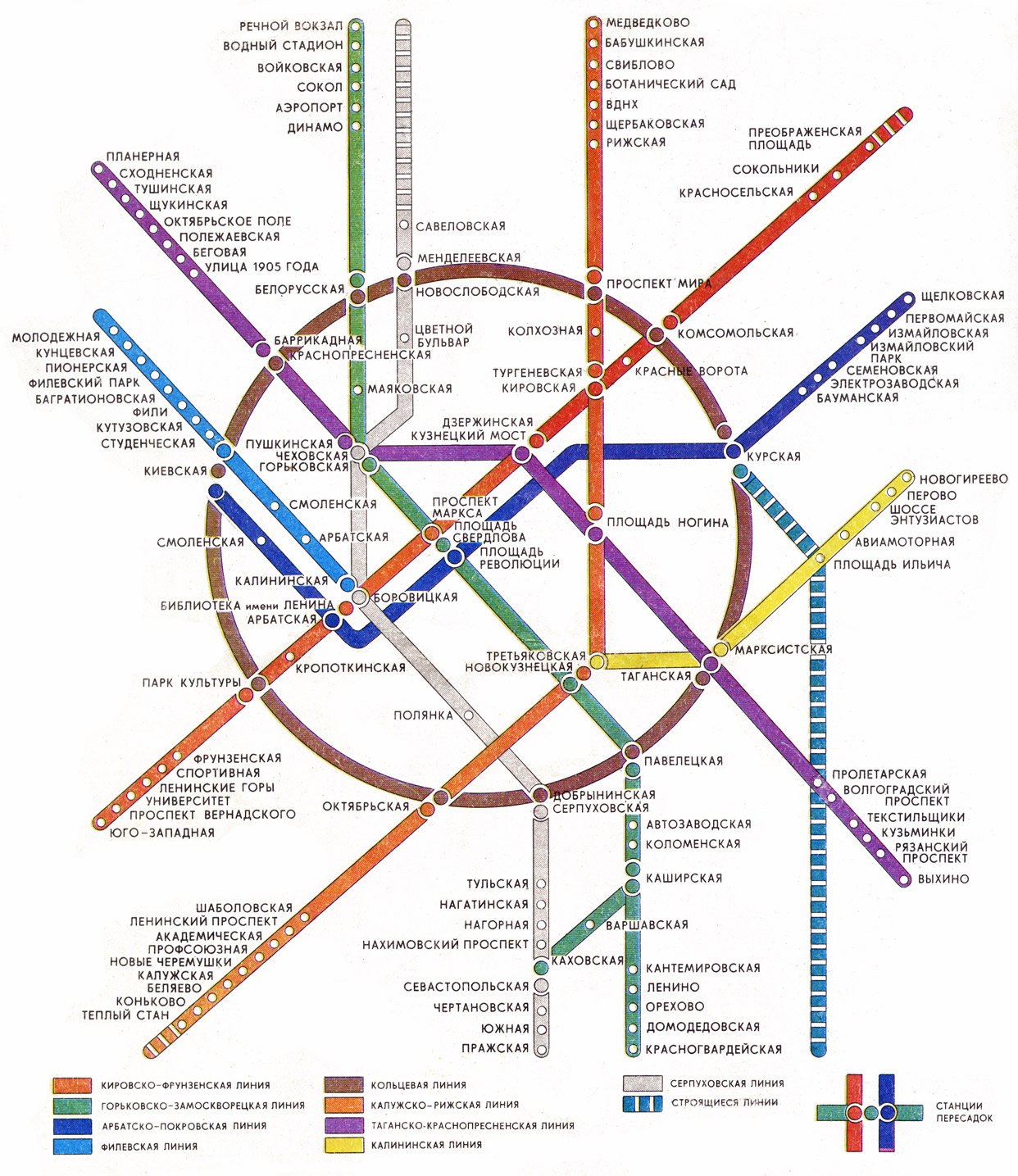 Москва — Метрополитен — Схемы