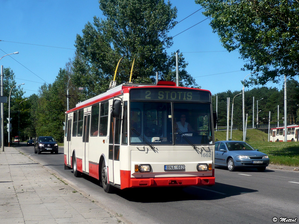Вильнюс, Škoda 14Tr17/6M № 1662 Вильнюс, Škoda 14Tr17/6M № 1662