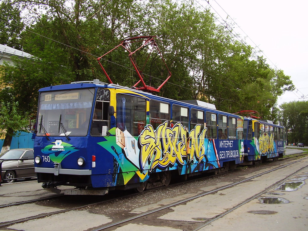 Екатеринбург, Tatra T6B5SU № 760