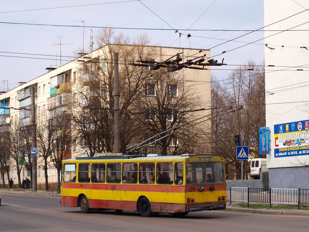 Львов, Škoda 14Tr02/6 № 526