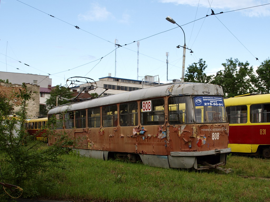 Львов, Tatra T4SU № 808