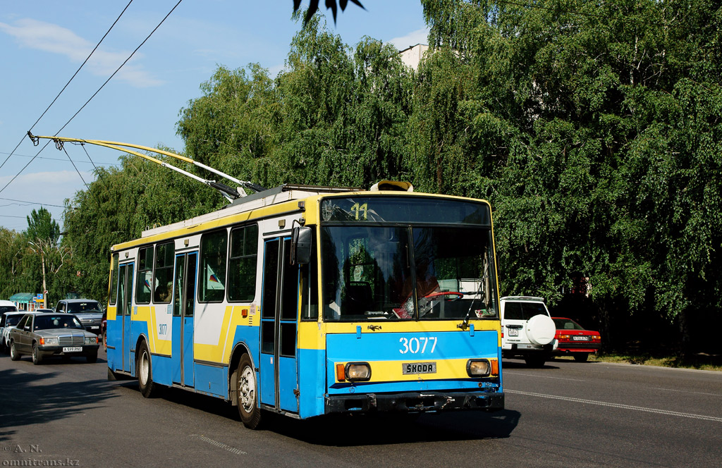 Алматы, Škoda 14Tr13/6M № 3077