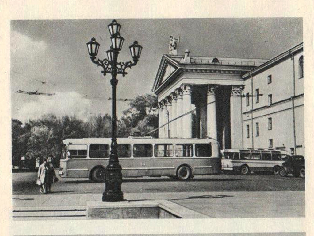 Тверь, ЗиУ-5Г № 14; Тверь — Старые фотографии (1917—1991); Тверь — Троллейбусные конечные станции и разворотные кольца