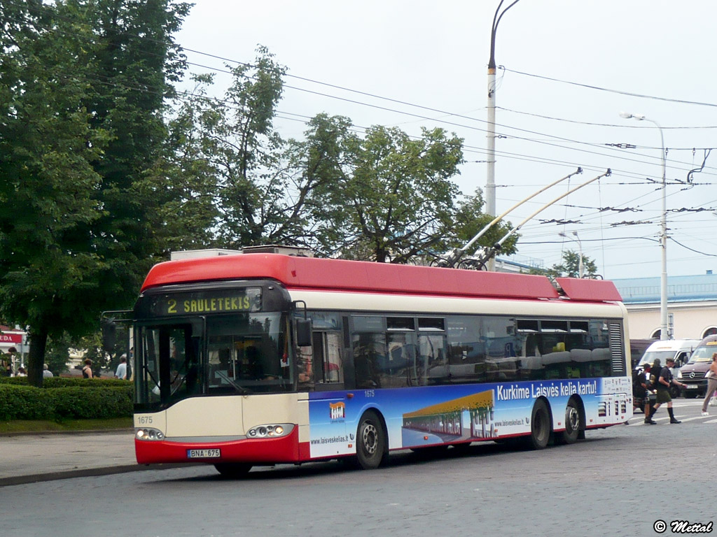 Vilnius, Solaris Trollino II 15 AC nr. 1675