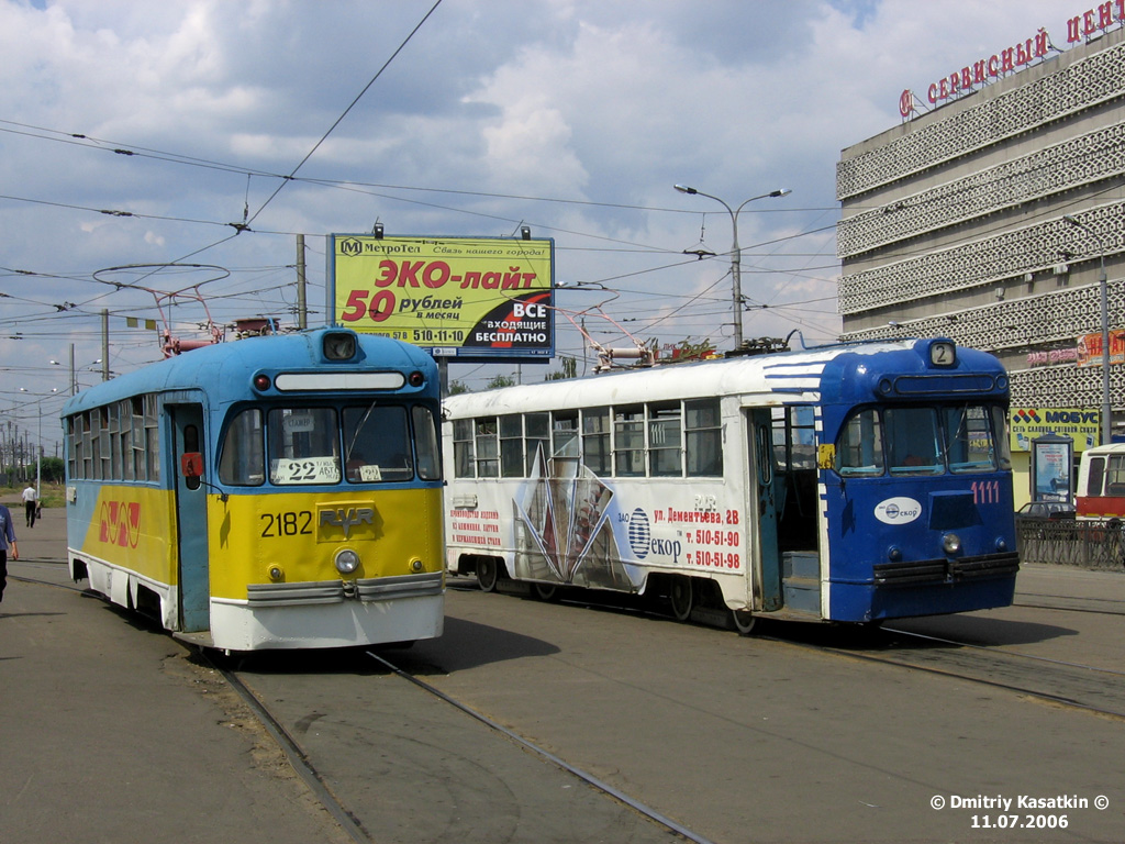 Казань, РВЗ-6М2 № 2182; Казань, РВЗ-6М2 № 1111