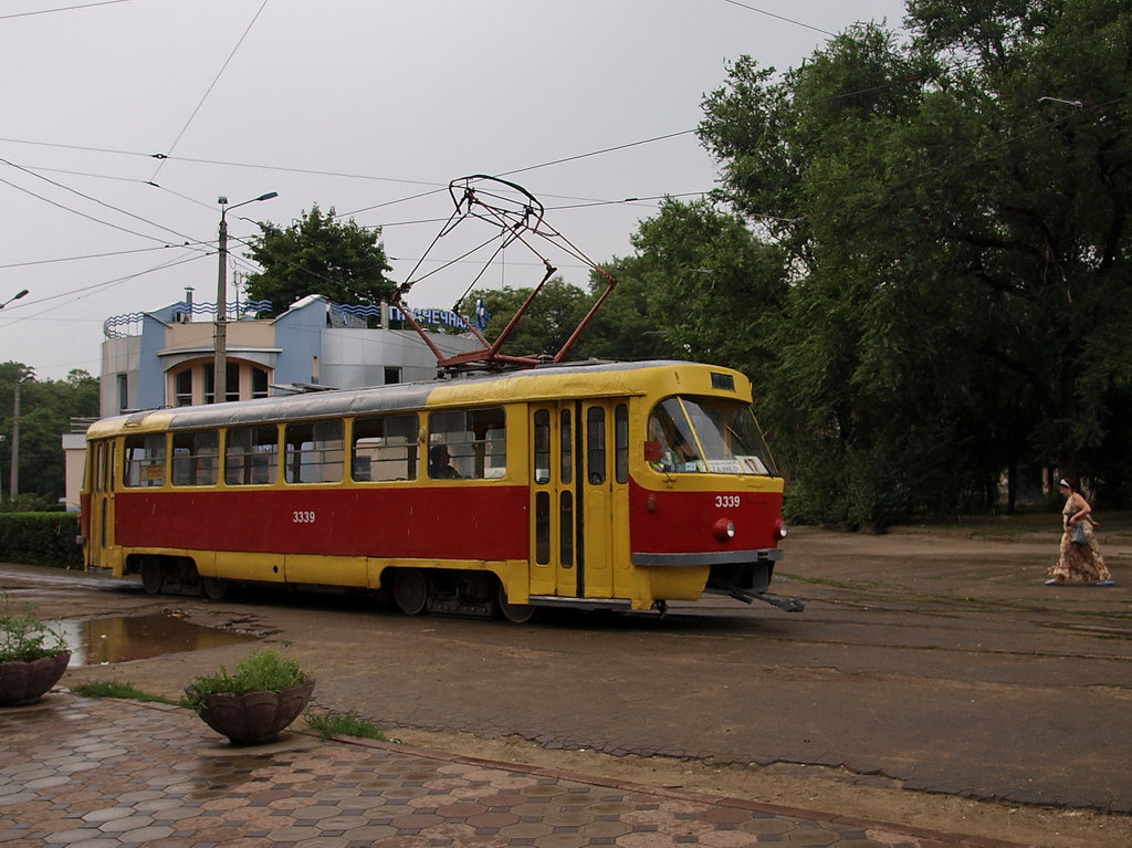 Одесса, Tatra T3SU (двухдверная) № 3339