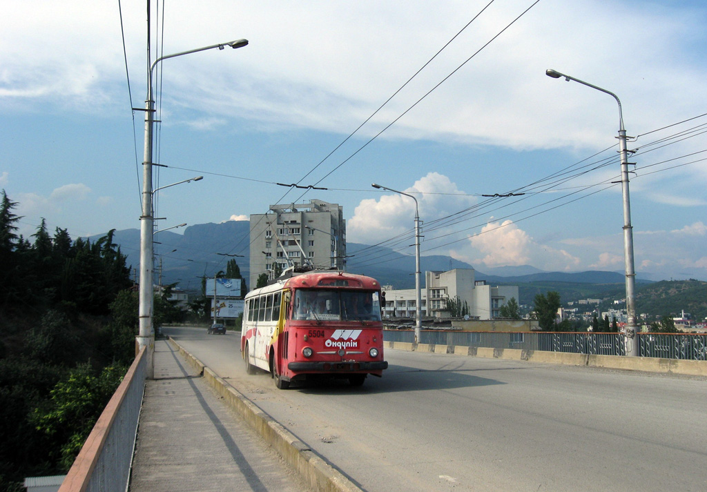 Крымский троллейбус, Škoda 9Tr19 № 5504