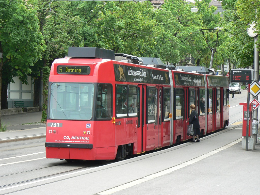 Берн, ACMV/ABB/Duewag Be 4/8 № 731