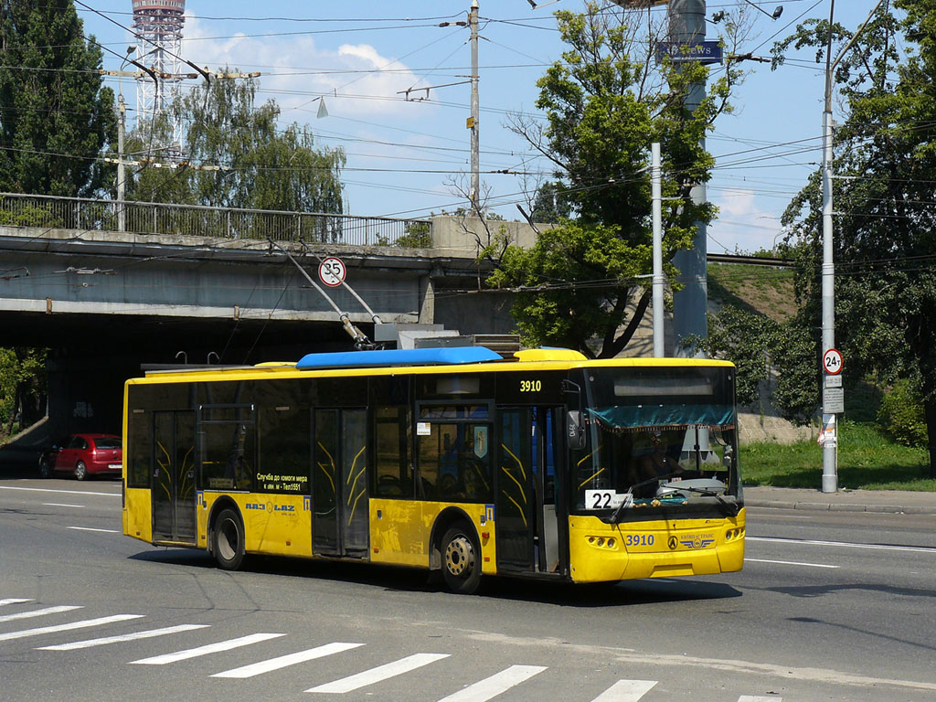 Киев, ЛАЗ E183D1 № 3910